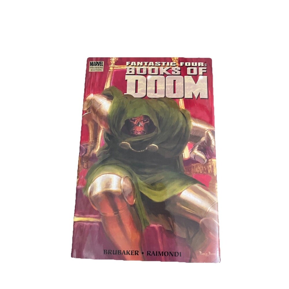 FANTASTIC FOUR: BOOKS OF DOOM Hardcover HC ~Brubaker / Raimondi Graphic Novel